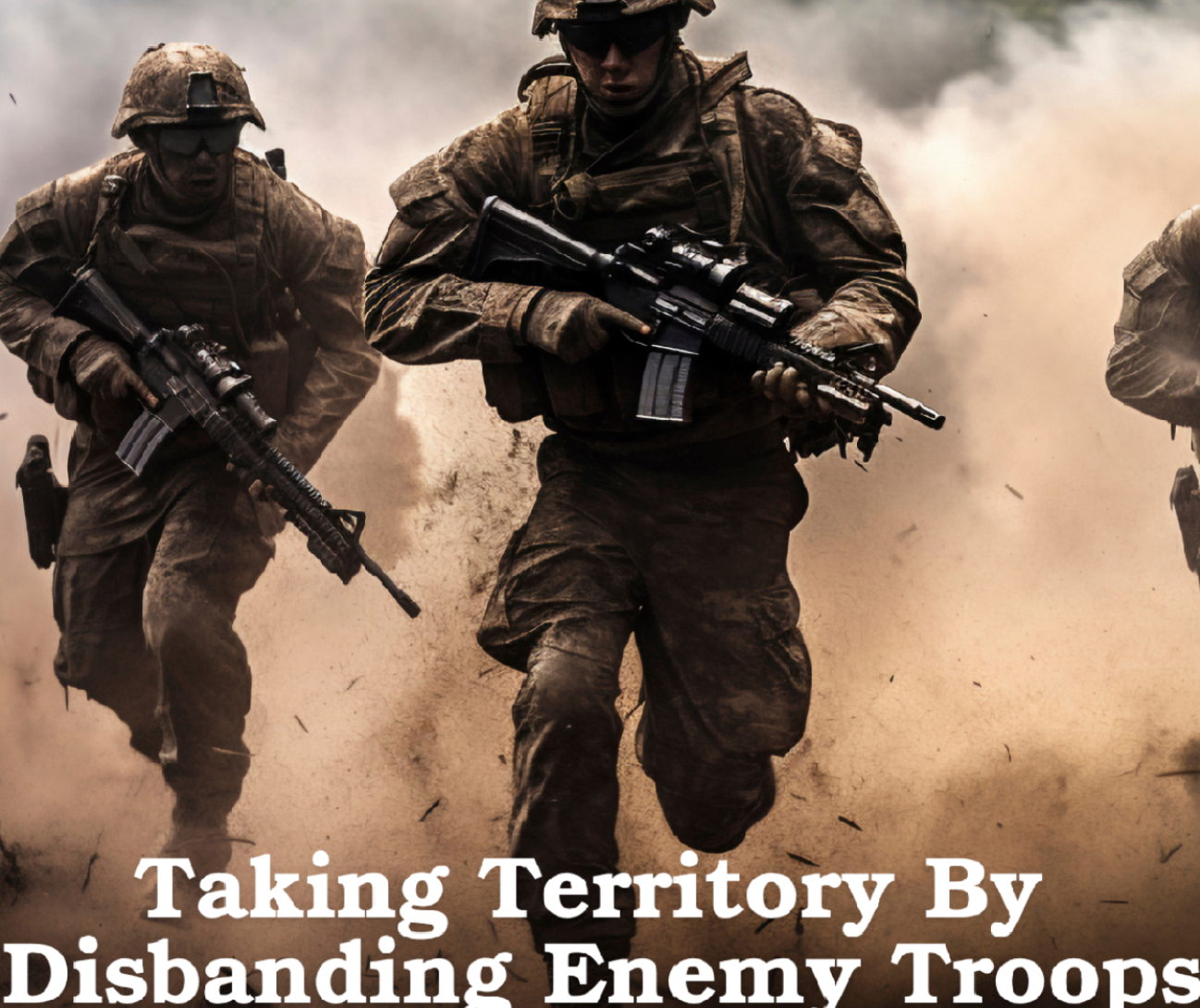 Taking Territory By Disbanding Enemy Troops